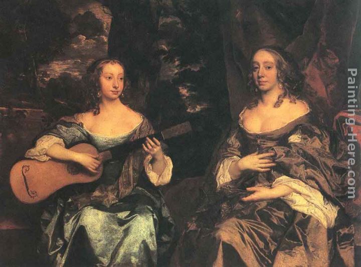 Two Ladies of the Lake Family painting - Sir Peter Lely Two Ladies of the Lake Family art painting